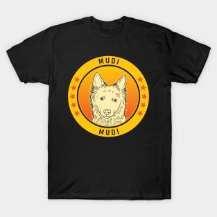 Mudi Dog Portrait T-Shirt